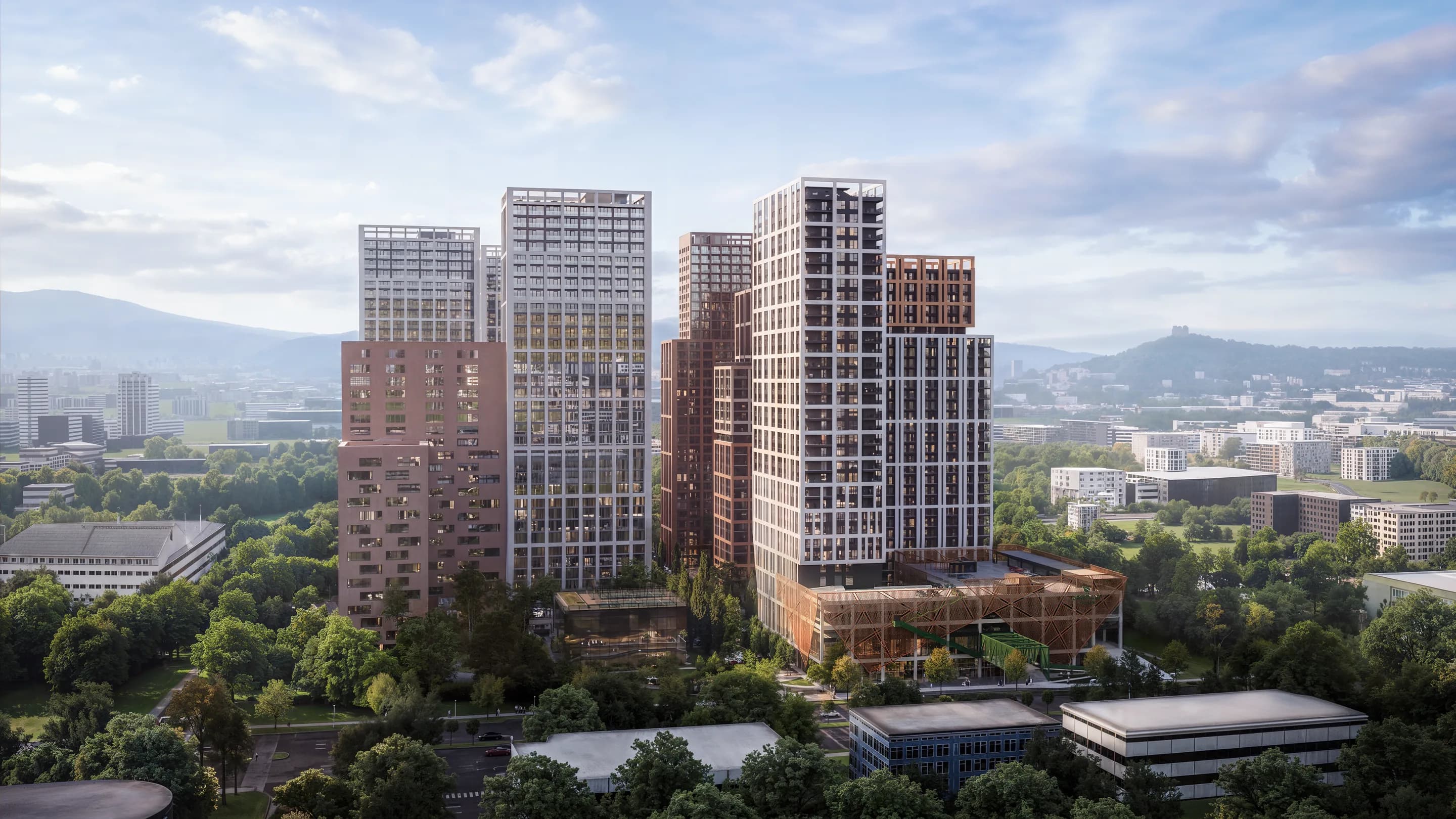 Ave.New — Tbilisi's new avenue, residential complex visualisation