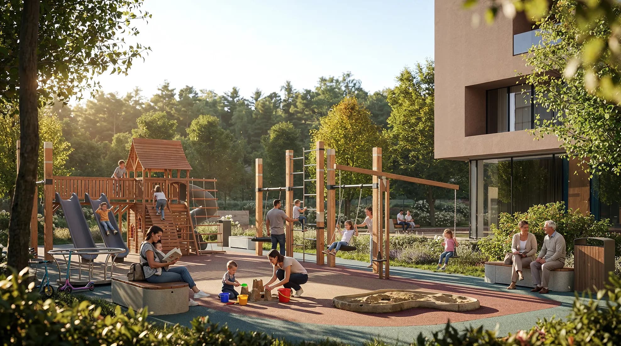 Children's play zones